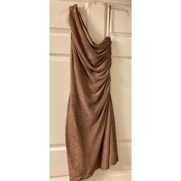 Ralph Lauren One-Sholder Shimmer Dress - Picture 2 of 12